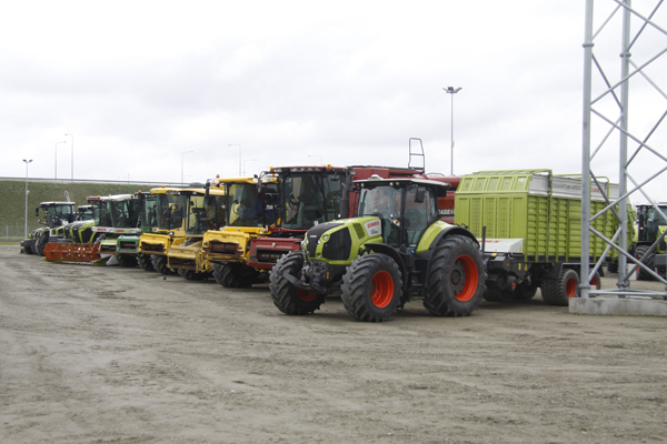 plac maszynowy claas