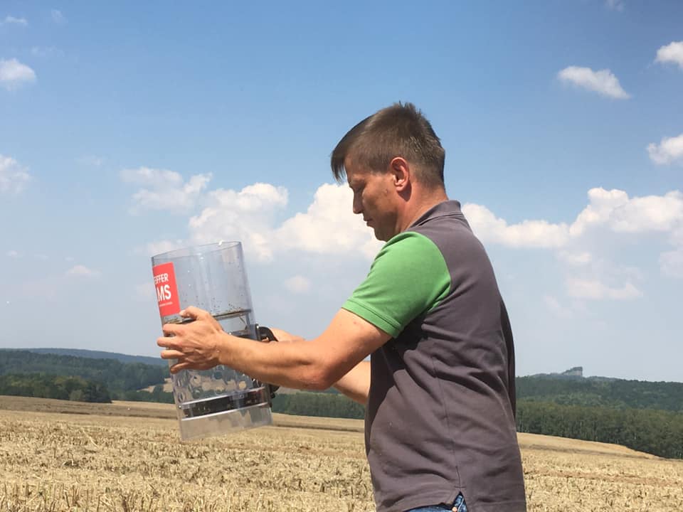 chłopak na polu