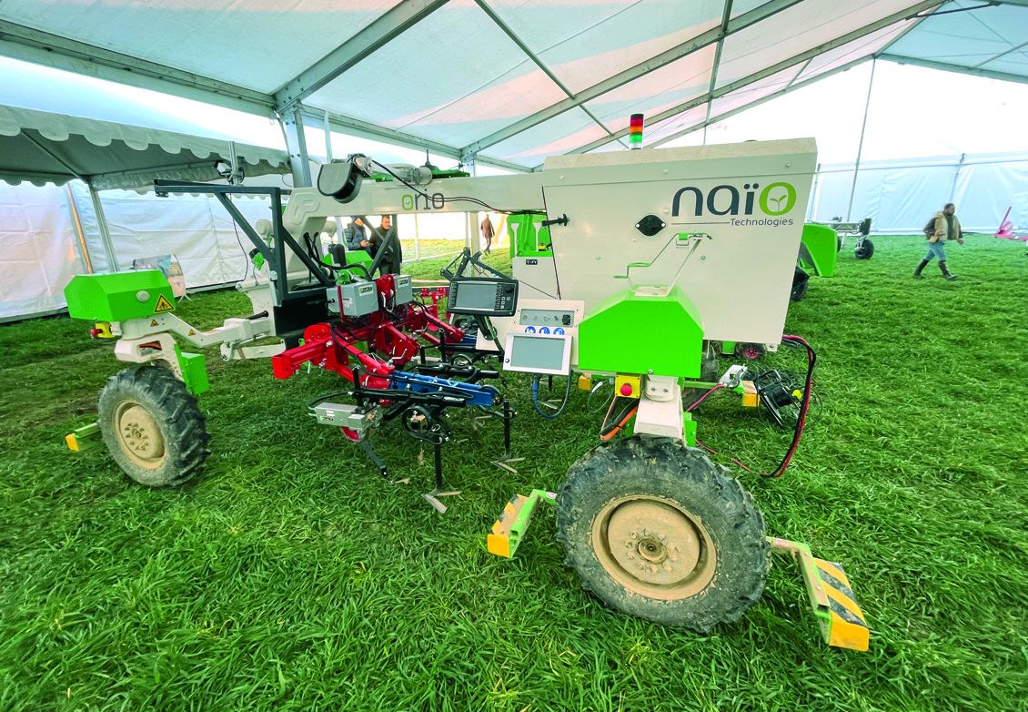 Robot Orio - solidny nośnik narzędzi, do którego mogą być montowane maszyny rolnicze o łącznej masie 600 kg. 