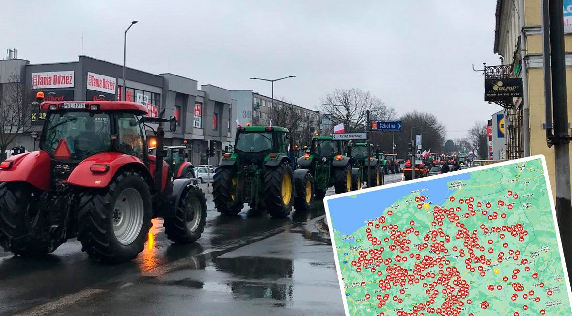 Traktory na drogach w całej Polsce. Rolnicy protestują przeciwko umowie UE–Mercosur