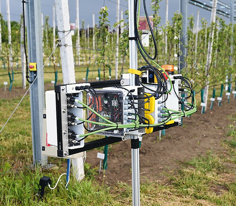 Laserowy skaner 3D dla robotów zbierających