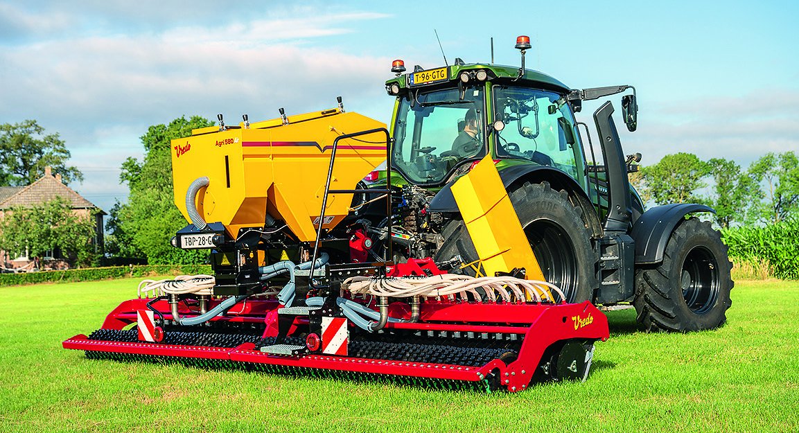 Vredo DZ5 Agri: precyzyjny podsiew traw i motylkowych