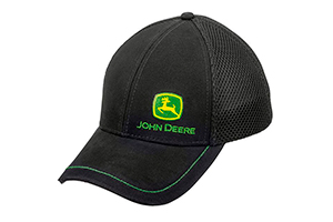 Czapka John Deere z siateczką i haftowanym logo