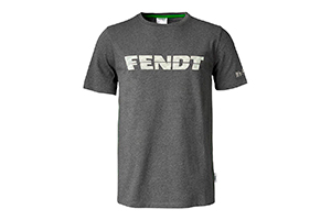T-shirt Fendt z logo szara rozmiar XXXL