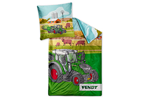 Pościel Fendt w stylu komiksowym